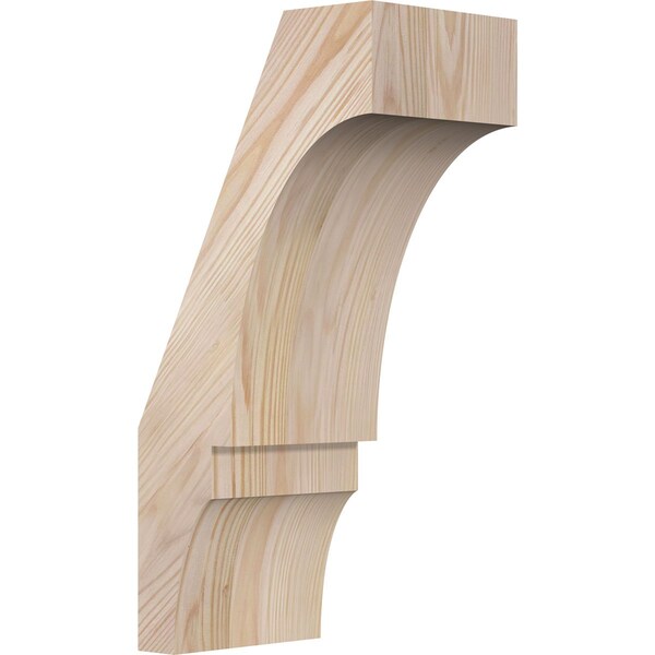 Ekena Millwork 5 1/2"W x 8"D x 16"H Balboa Smooth Knee Brace, Douglas Fir BRC06X08X16BOA00SDF - main